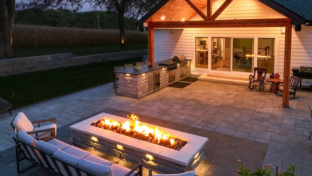 Professional landscape design for year-round maintenance across Waterloo, NE - Ground Builders