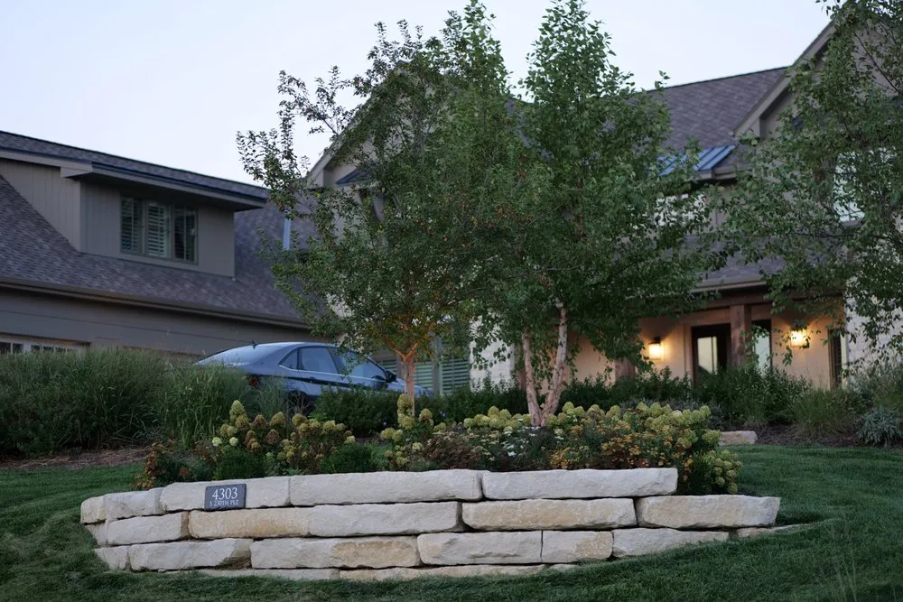 Custom landscape design in Waterloo, NE - Ground Builders