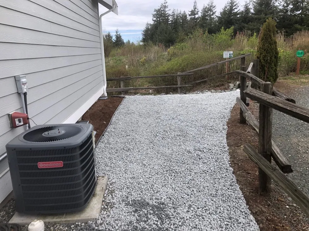 Custom garden landscaping in Bellingham, WA by Ground Busters