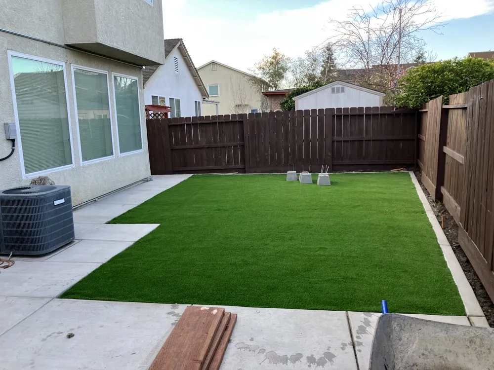 Professional yard maintenance in Manteca, CA by Ground Control Landscape