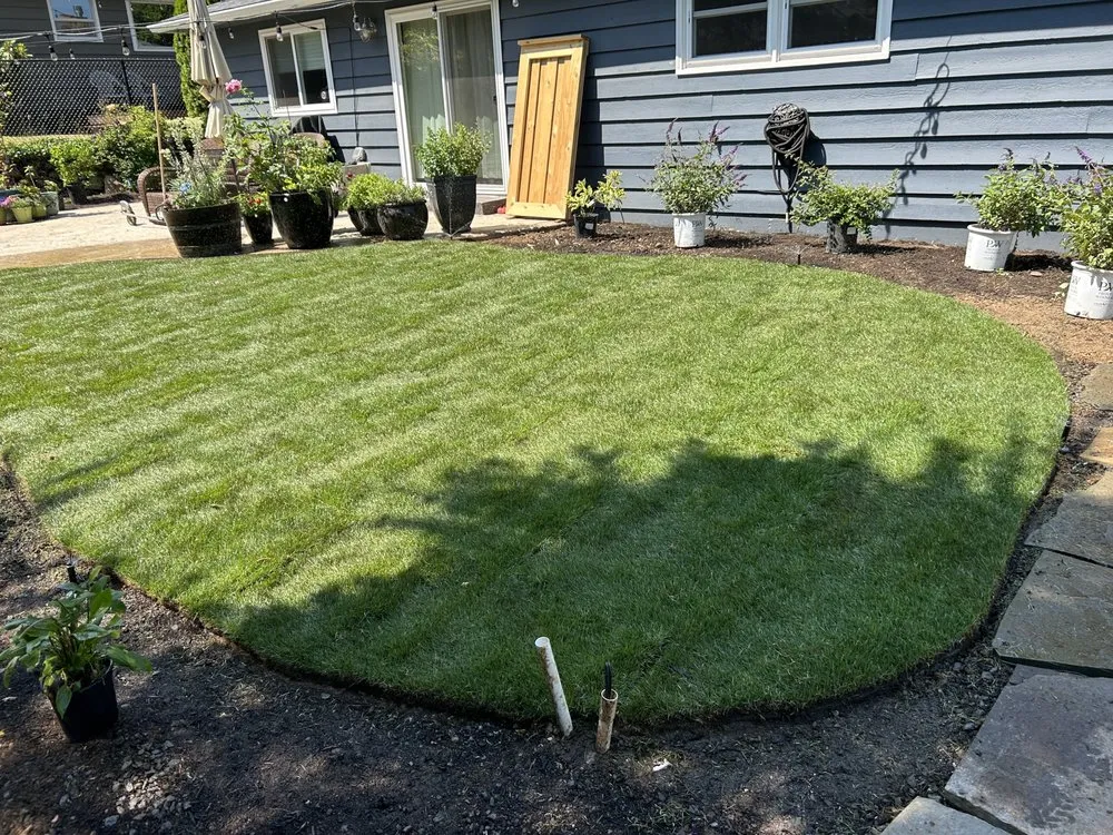 Local landscape installation in Damascus, OR by Ground Control Landscaping