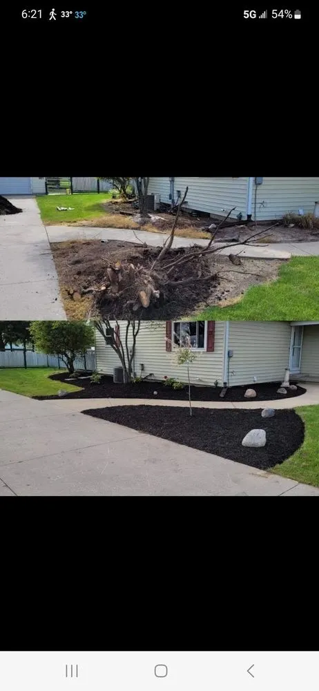 Professional landscape installation in Ossian, IN - Ground Control Lawn & Landscaping