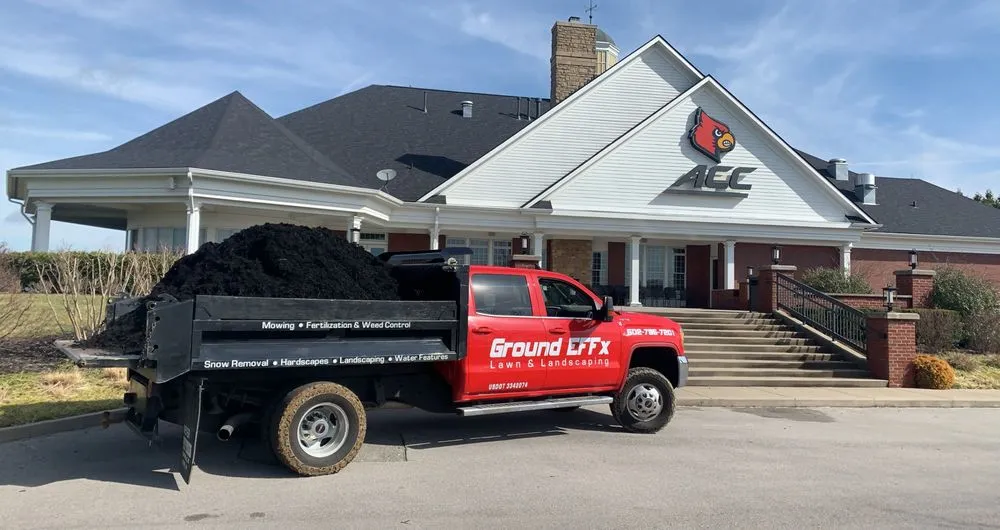 Professional garden landscaping in Louisville, KY by Ground EFFx Lawn & Landscaping
