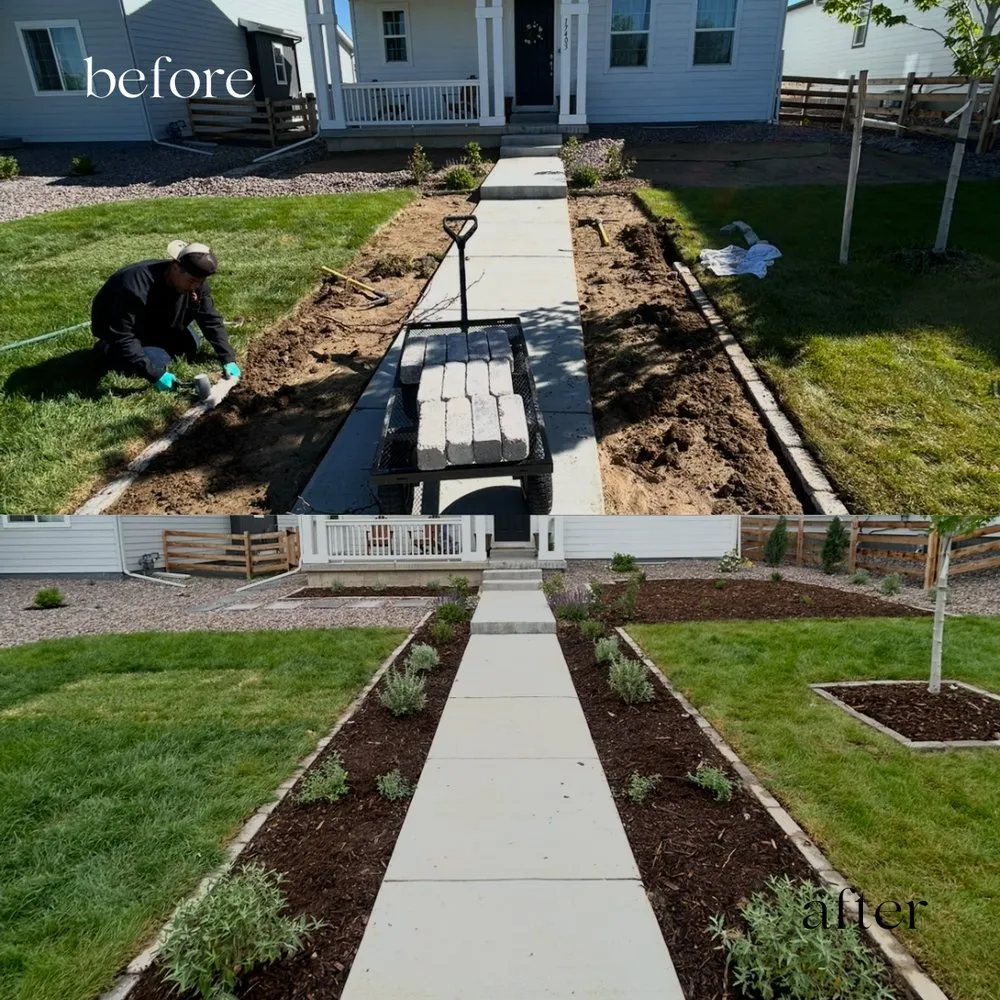 Reliable yard cleanup service with custom design across Brighton, CO - Ground Up Exteriors