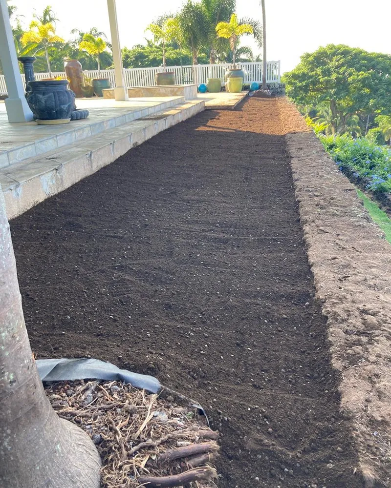 Custom landscape installation for outdoor upgrades across Kailua-Kona, HI - Ground Up Lawn Care