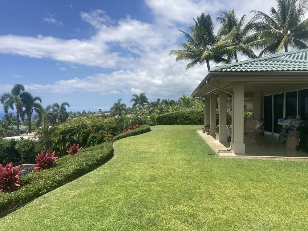 Professional outdoor landscaping in Kailua-Kona, HI by Ground Up Lawn Care