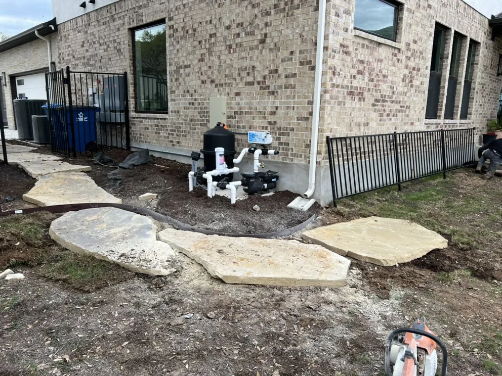 Custom outdoor landscaping in Boerne, TX - Ground Up Services