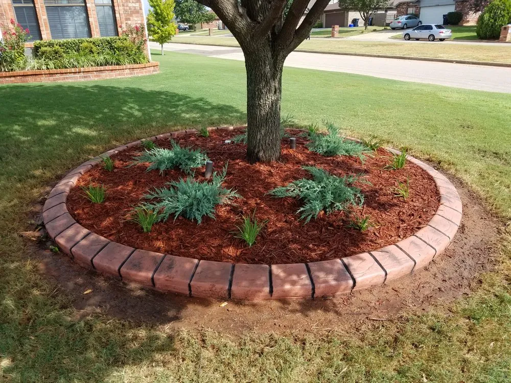 Local landscape installation in Joplin, MO by Ground Up Services