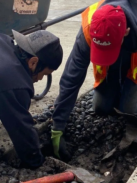 Custom landscape installation in Everett, WA by Ground Works Landscaping