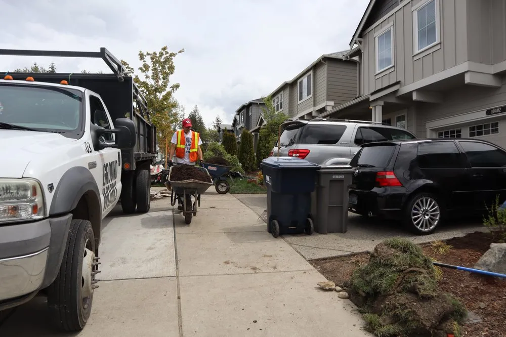 Professional yard maintenance for homes in Everett, WA by Ground Works Landscaping