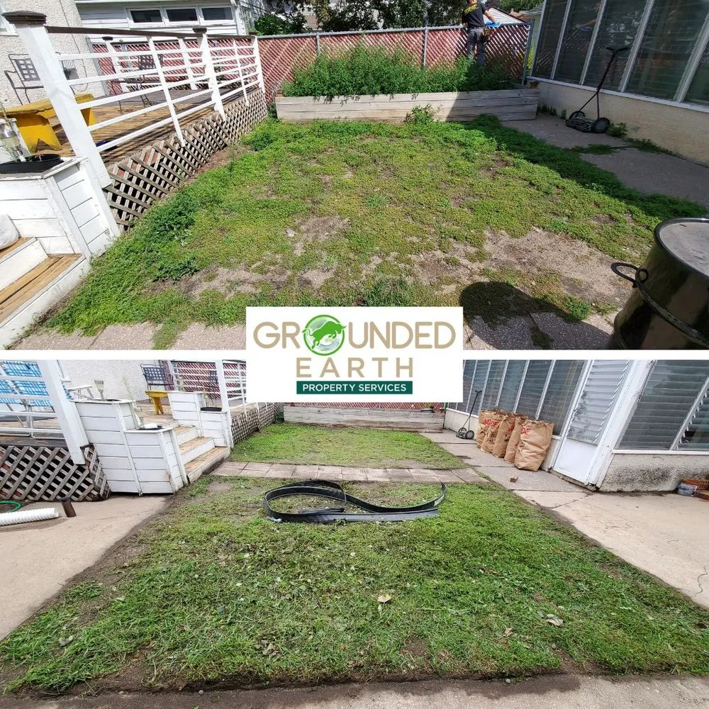 Professional lawn mowing service for beautiful yards in Minneapolis, MN by Grounded Earth Property Services