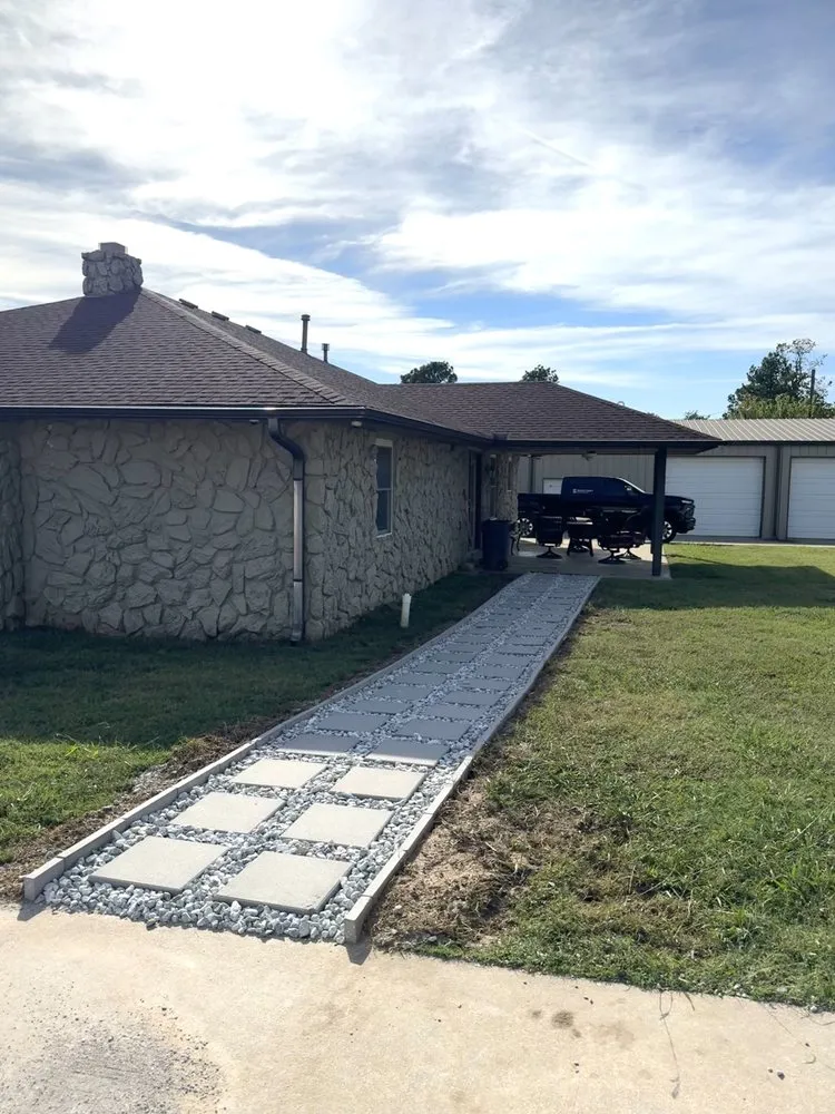 Reliable landscape installation in Broken Arrow, OK by Grounded Homes