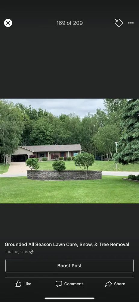 Custom yard maintenance in Saginaw, MI by Grounded