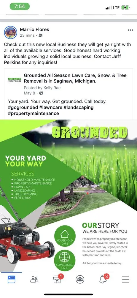 Affordable landscaping services in Saginaw, MI - Grounded