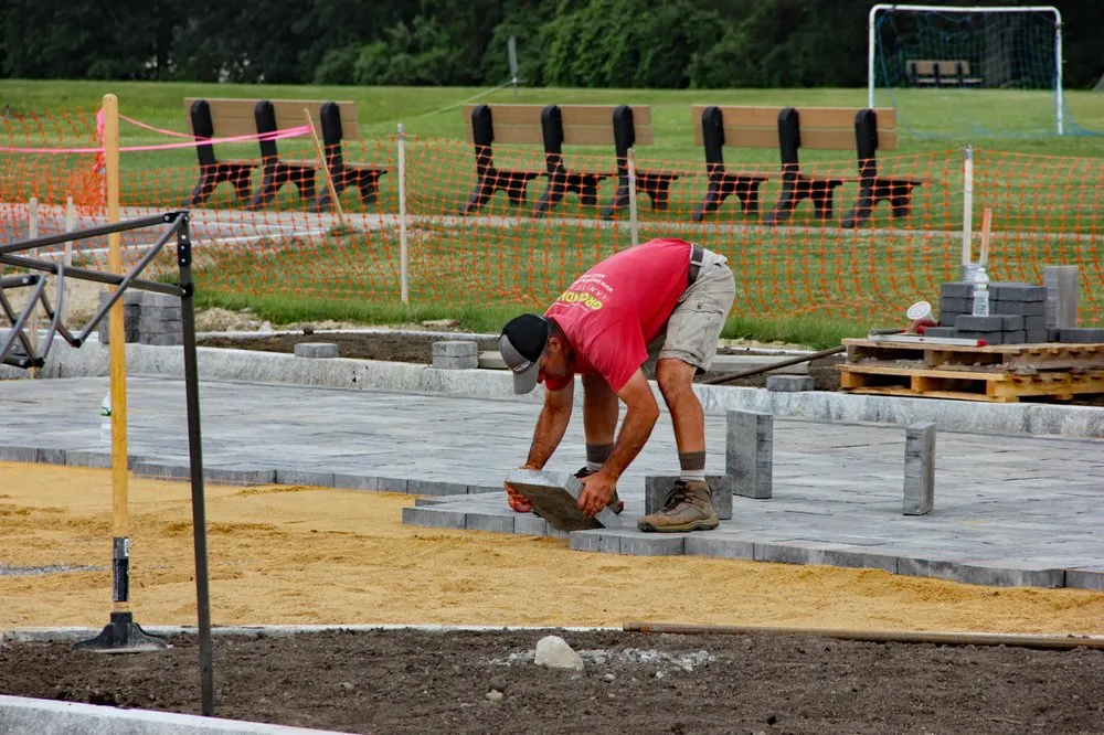 Professional yard maintenance in Derry, NH by Groundhog Landscaping