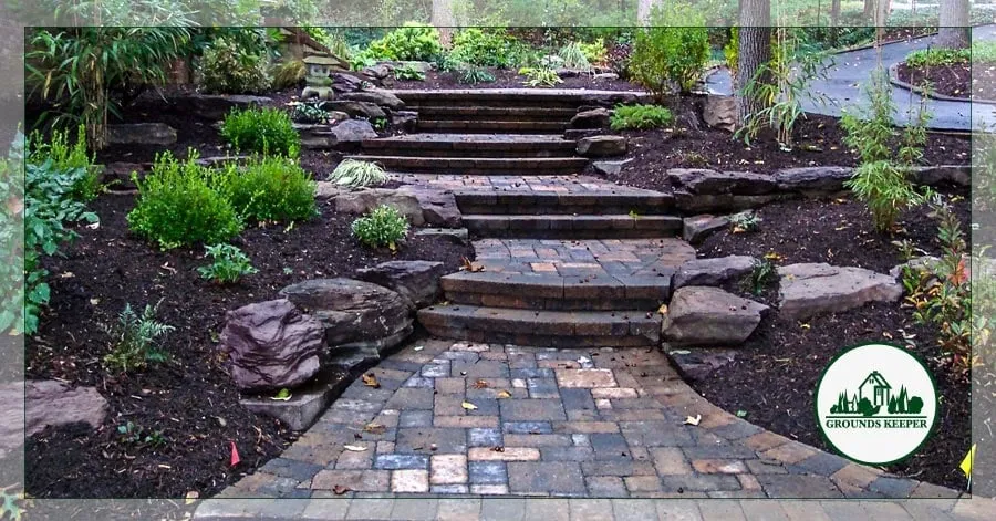 Custom residential landscaping for year-round maintenance across Matawan, NJ - Grounds Keeper