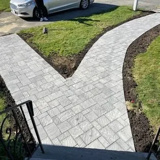 Top-rated garden landscaping with custom design in Tewksbury, MA by Grounds Up Landscape & Design