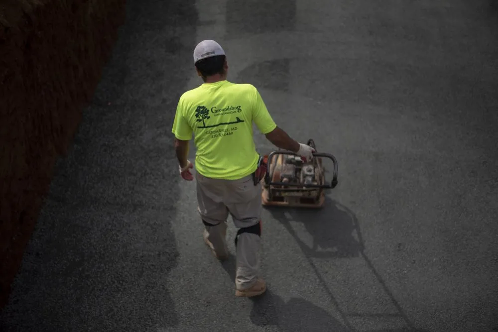 Custom garden landscaping in Baltimore, MD - Groundshog Landscaping