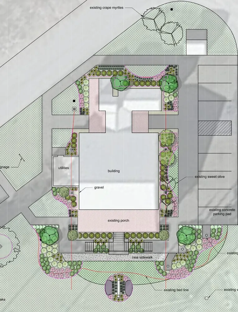 Professional garden landscaping in Baton Rouge, LA - GroundWorks