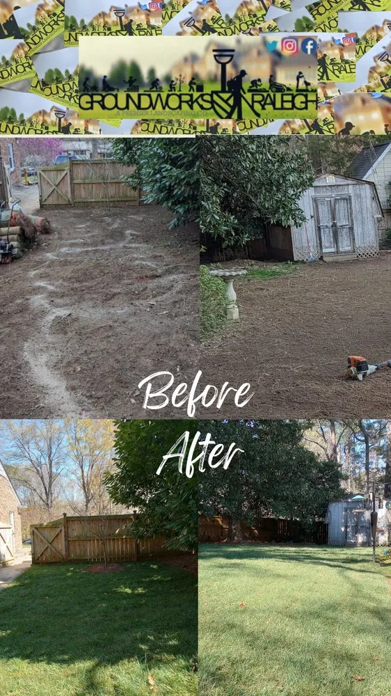 Affordable lawn mowing service near you in Raleigh, NC by Groundworks Raleigh