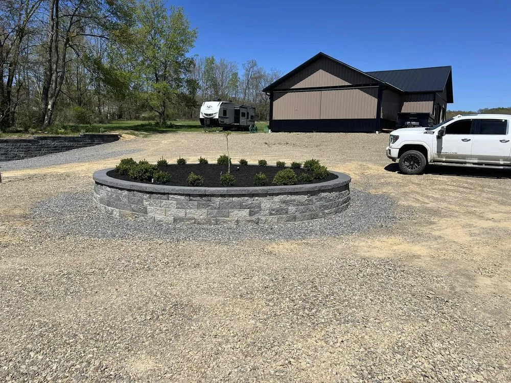 Local outdoor landscaping for residential properties in Harrisville, PA by Groundworx Landscape & Hauling
