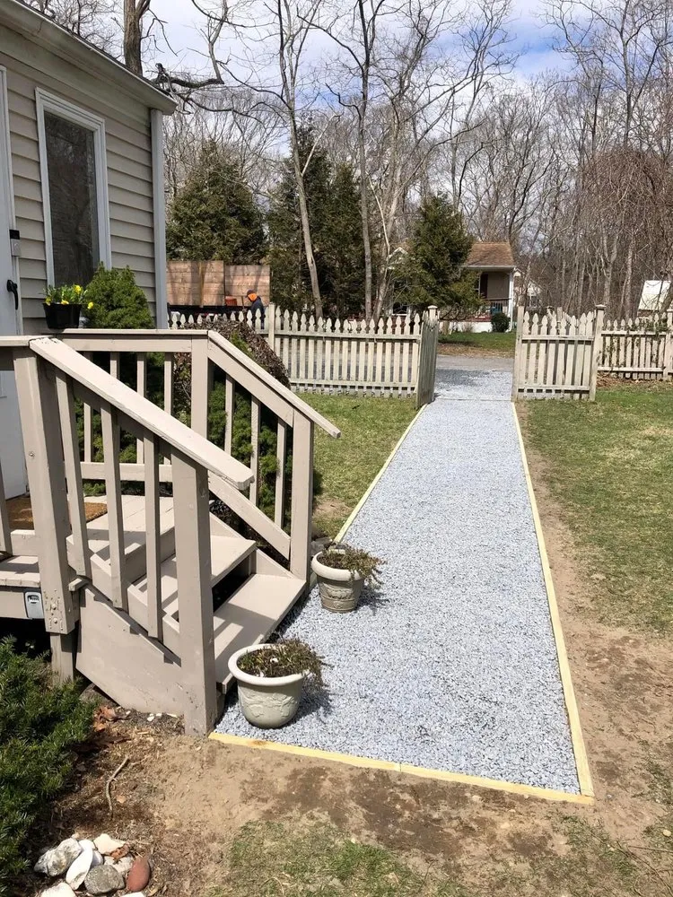 Custom outdoor landscaping for year-round maintenance across Mastic Beach, NY - Group A Landscape & Design