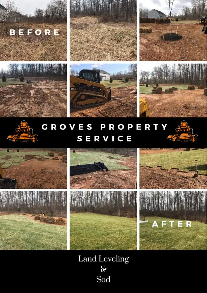 Custom lawn care service in Nokesville, VA by Groves Property Service