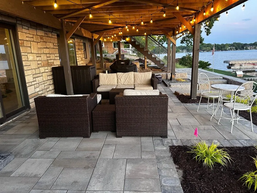 Custom landscape installation for residential properties across Hazel Park, MI - Grow Earth