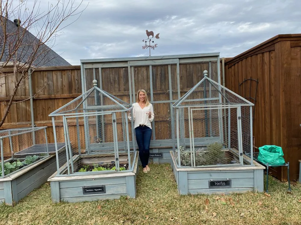 Local landscape installation in Plano, TX - GROW Edible Landscape Design