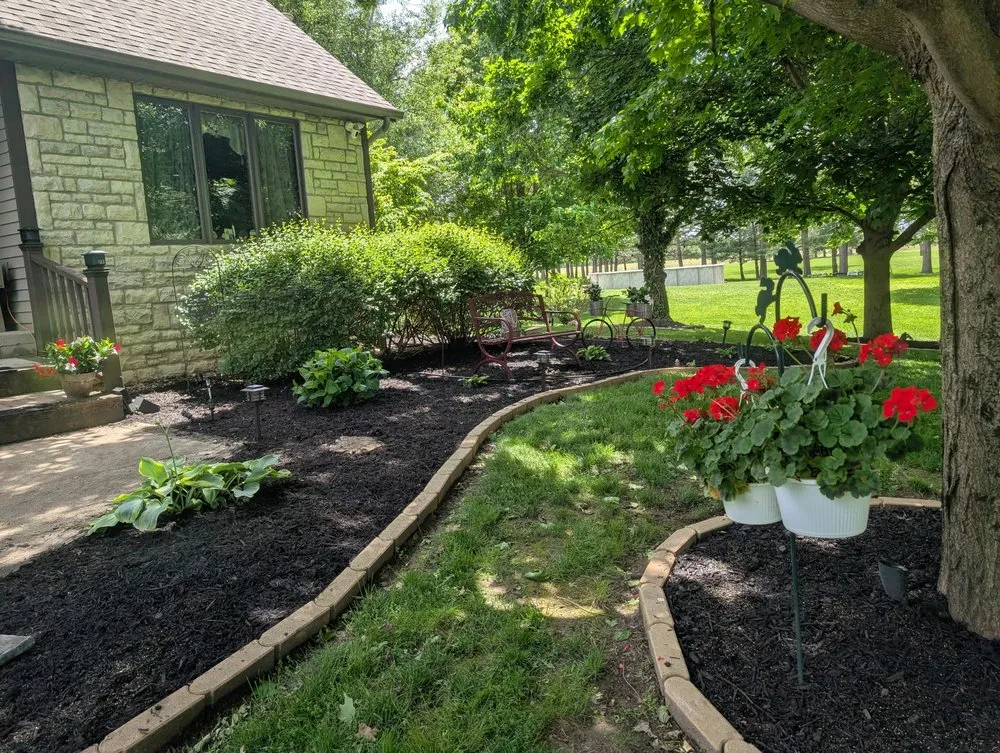 Custom lawn care service with custom design in Marengo, OH by Grow Greener
