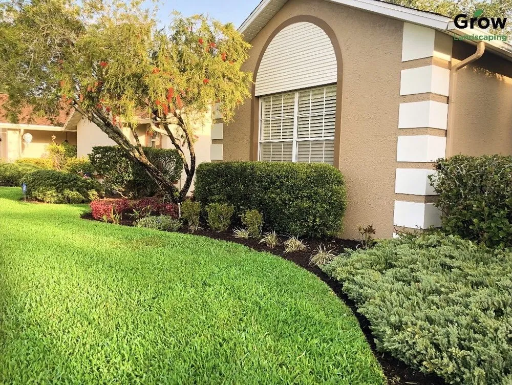 Custom garden landscaping with custom design across Trinity, FL - Grow Landscaping