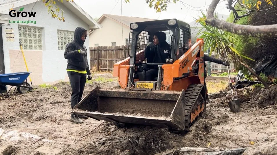 Custom lawn mowing service for year-round maintenance in Trinity, FL by Grow Landscaping