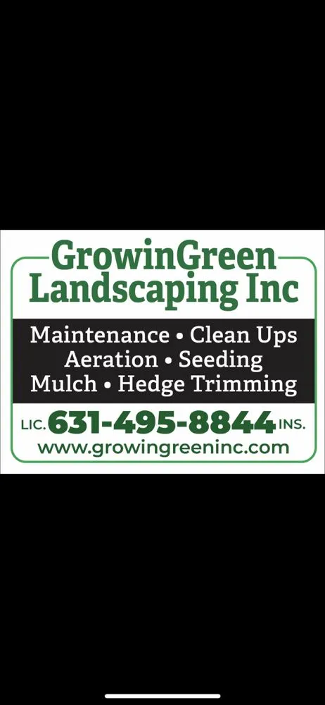 Professional residential landscaping with custom design in West Islip, NY by Growin Green Landscape