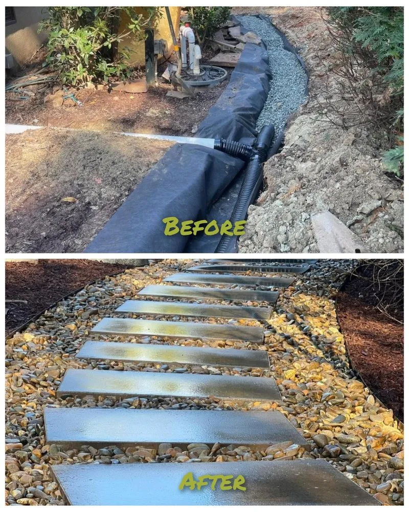 Affordable landscape installation for homes in Monroe, NC by Growing Green