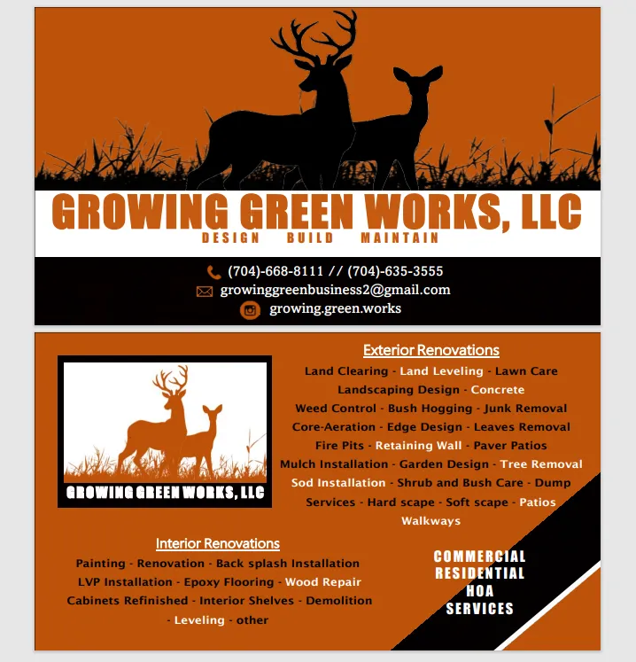Local lawn mowing service experts serving Monroe, NC - Growing Green