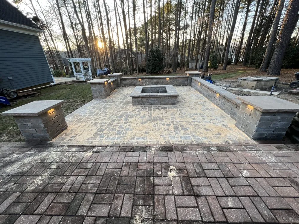 Custom landscape design with custom design in Mooresville, NC by Growing Green