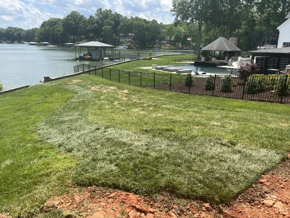 Professional landscaping services for homes in Mooresville, NC by Growing Green