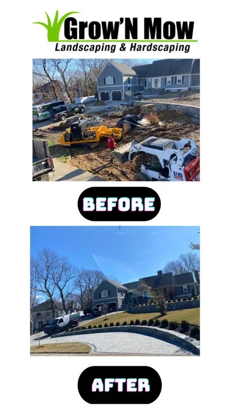 Custom yard cleanup service in Braintree, MA - Grow'N Mow Landscaping & Hardscaping