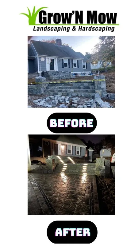 Professional outdoor landscaping in Braintree, MA - Grow'N Mow Landscaping & Hardscaping