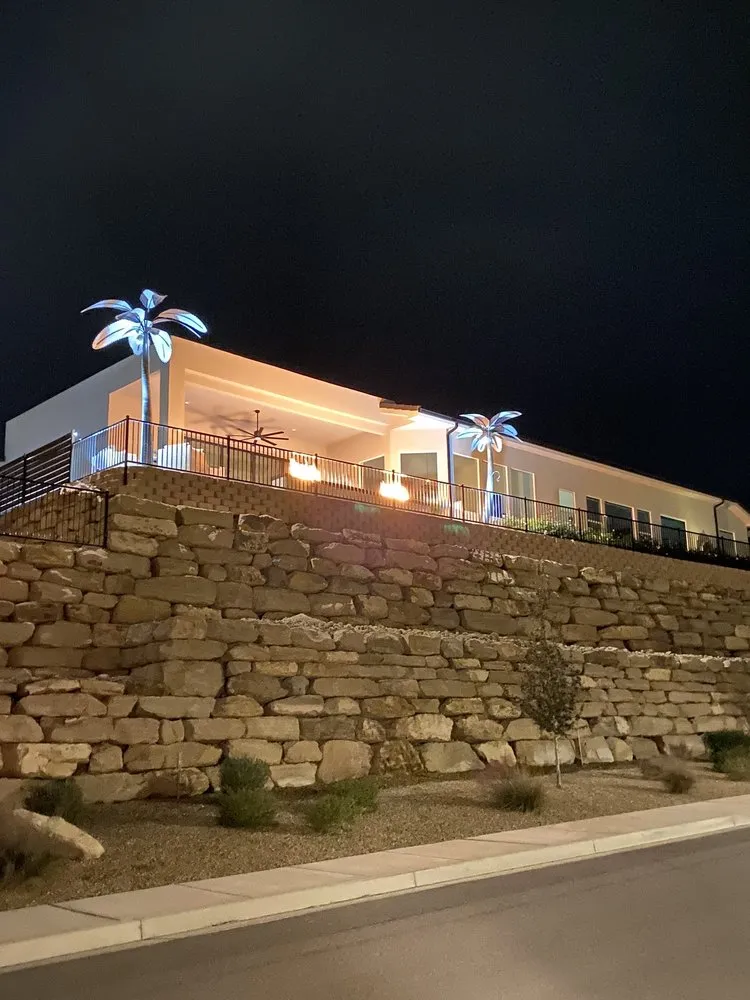 Custom landscape installation with custom design in Washington, UT by GrowPro Landscaping and Maintenance