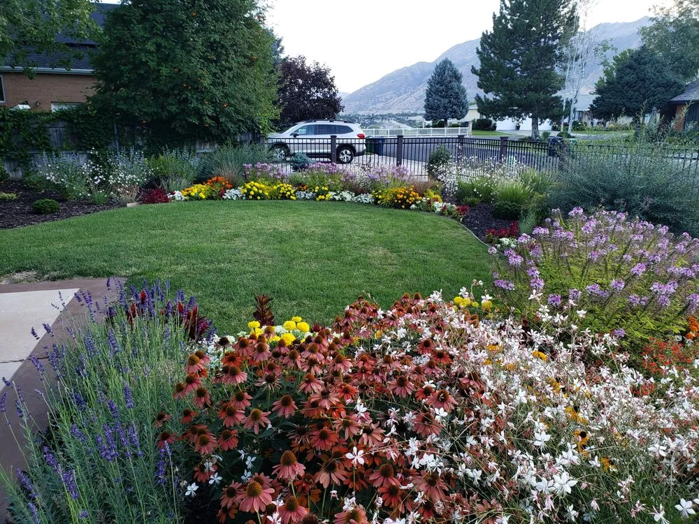 Custom residential landscaping in Sandy, UT by Gruendell Gardening & Landscaping