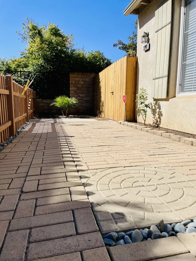 Custom landscape installation in Santa Maria, CA by Grunt Landscaping