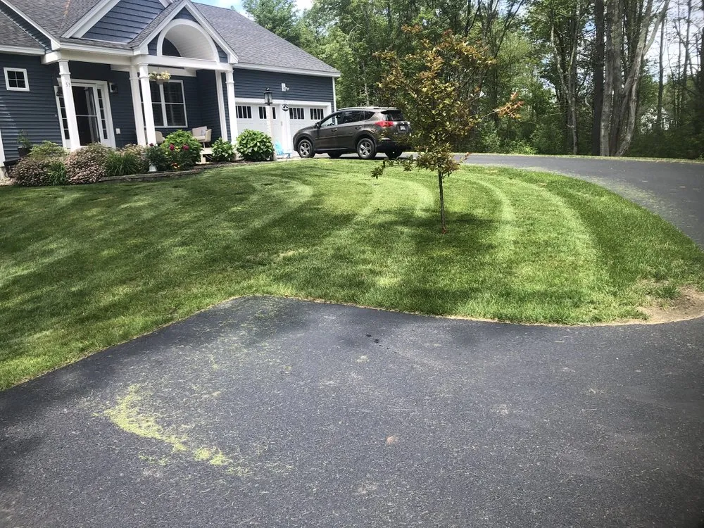 Affordable lawn mowing service for outdoor upgrades in Kennebunk, ME by Grunt Work