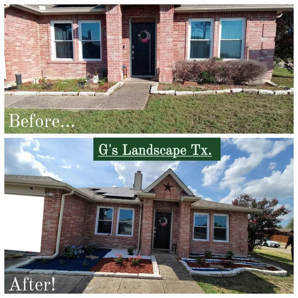Affordable landscape installation in Forney, TX - G's Landscape