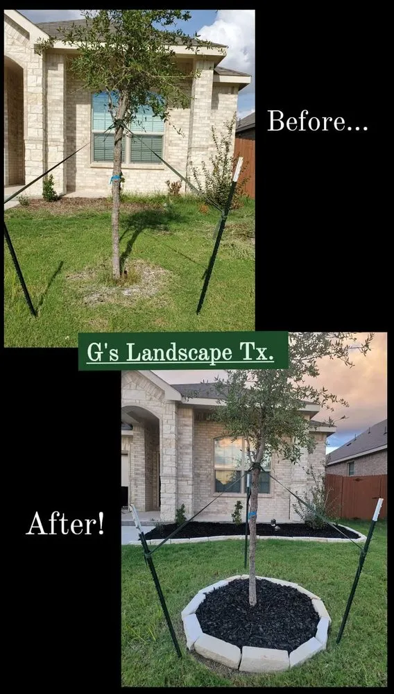 Affordable residential landscaping for year-round maintenance in Forney, TX by G's Landscape