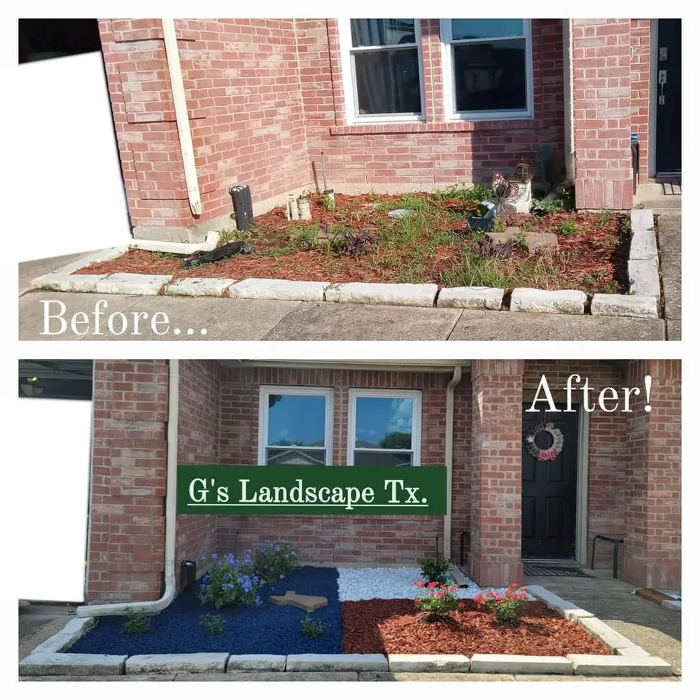 Top-rated garden landscaping in Forney, TX by G's Landscape