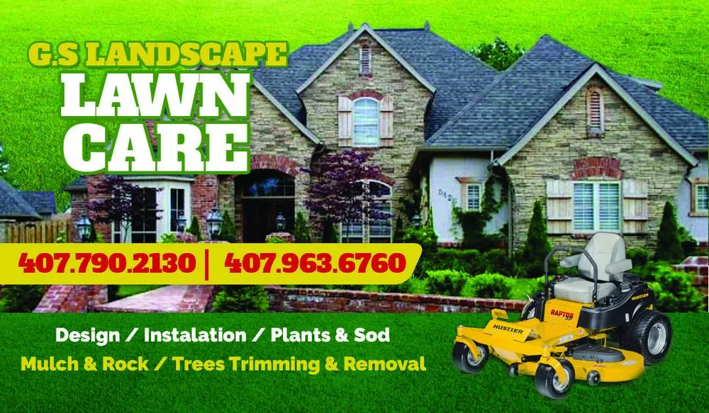 Custom landscaping services with custom design across Sorrento, FL - GS Landscape Lawncare