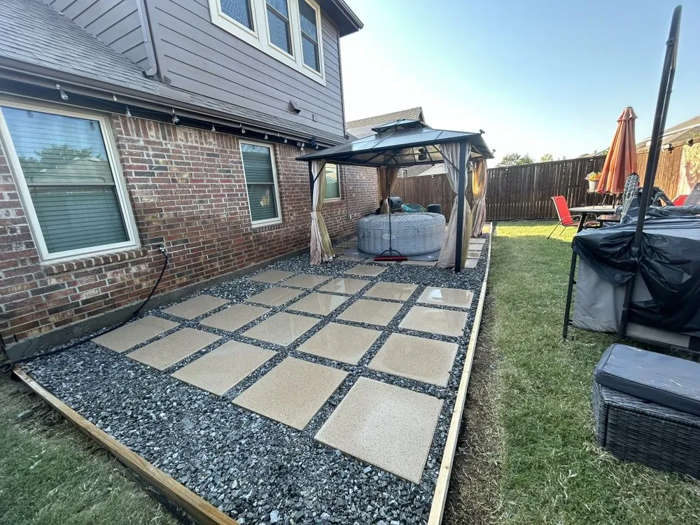 Professional landscape installation for homes in Princeton, TX by GSTX Landscape Construction