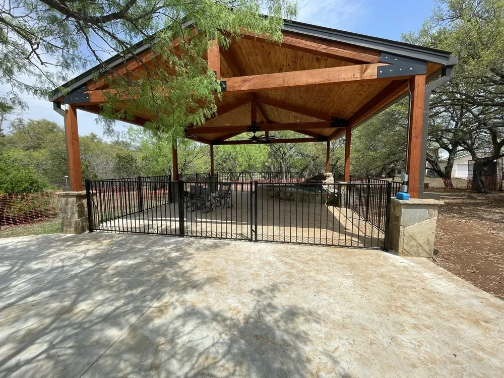 Custom landscape design in Austin, TX by GT Fence and Deck