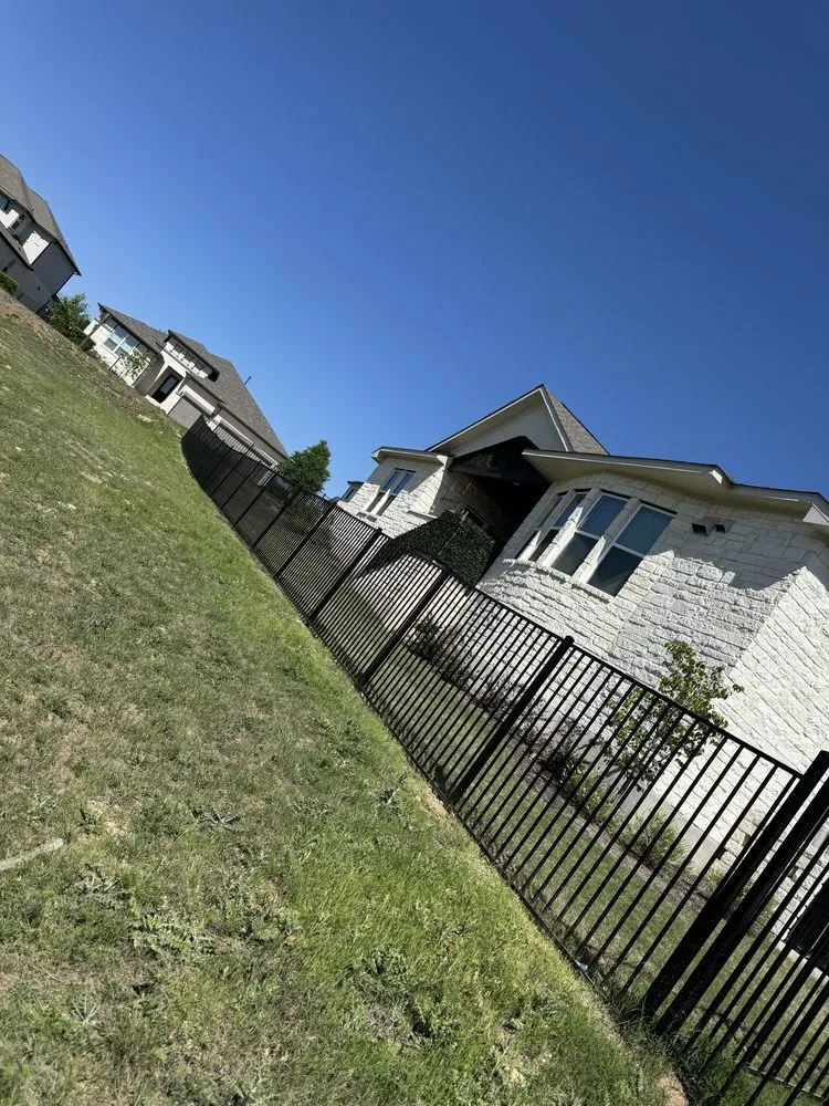 Custom garden landscaping with custom design in Austin, TX by GT Fence and Deck